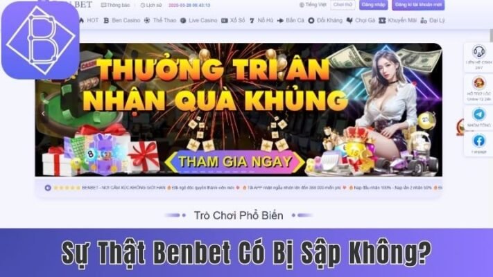 Benbet có bị sập không